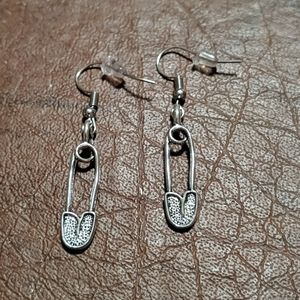 - Safety Pin Earrings